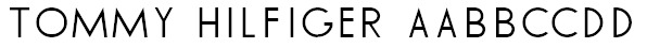 Tommy Hilfiger Font